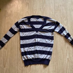 Medium Gap Striped Cotton/Cashmere Sweater